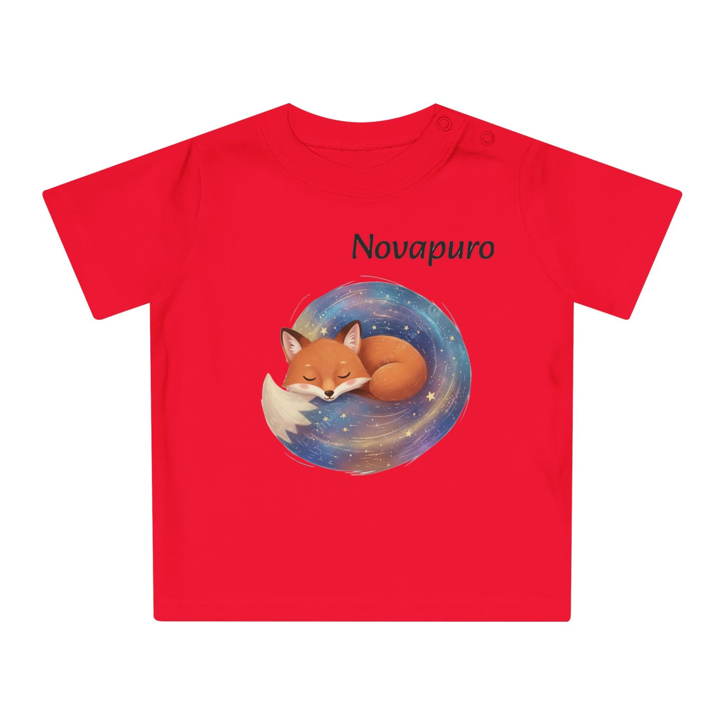 Novapuro "Metsän Syli" - Luomupuuvillainen Vauvan T-paita