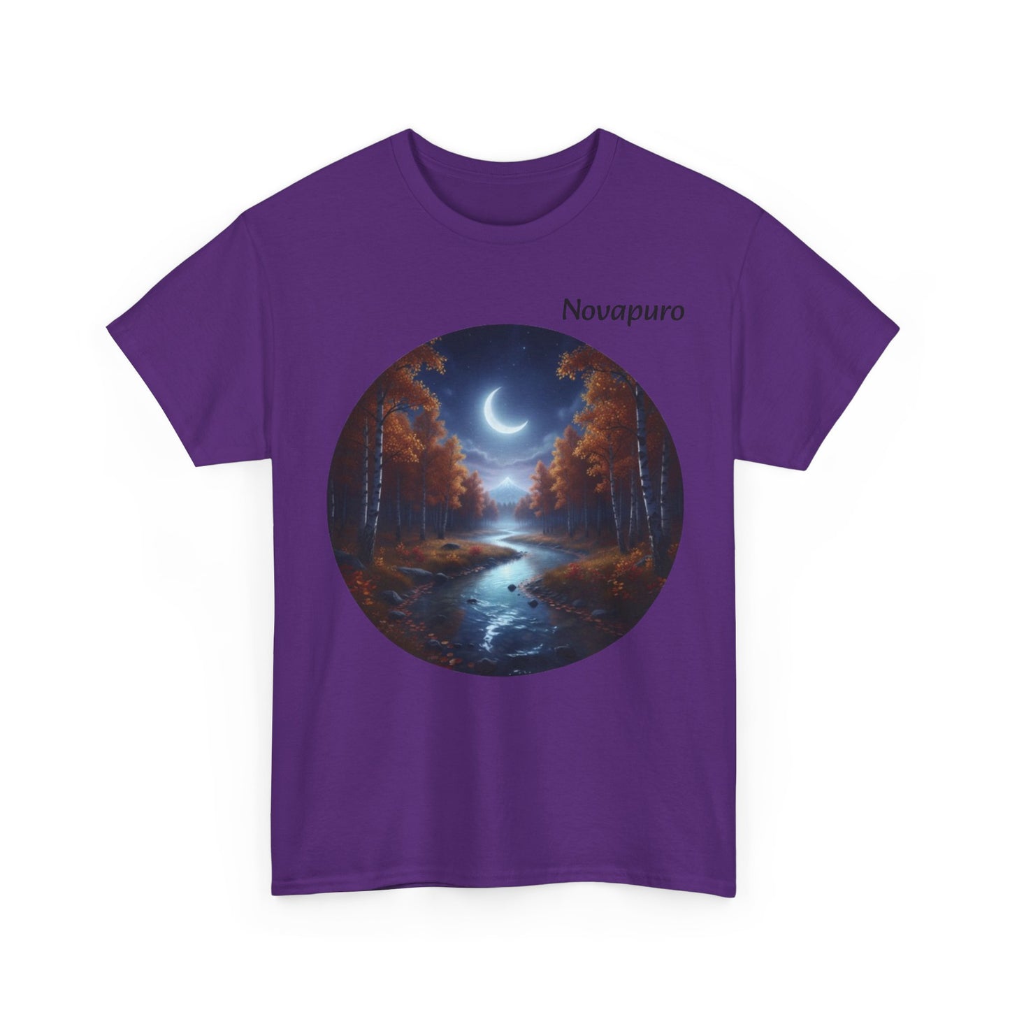 Novapuro "Novapuron Yö" - Luomupuuvillainen Unisex T-paita