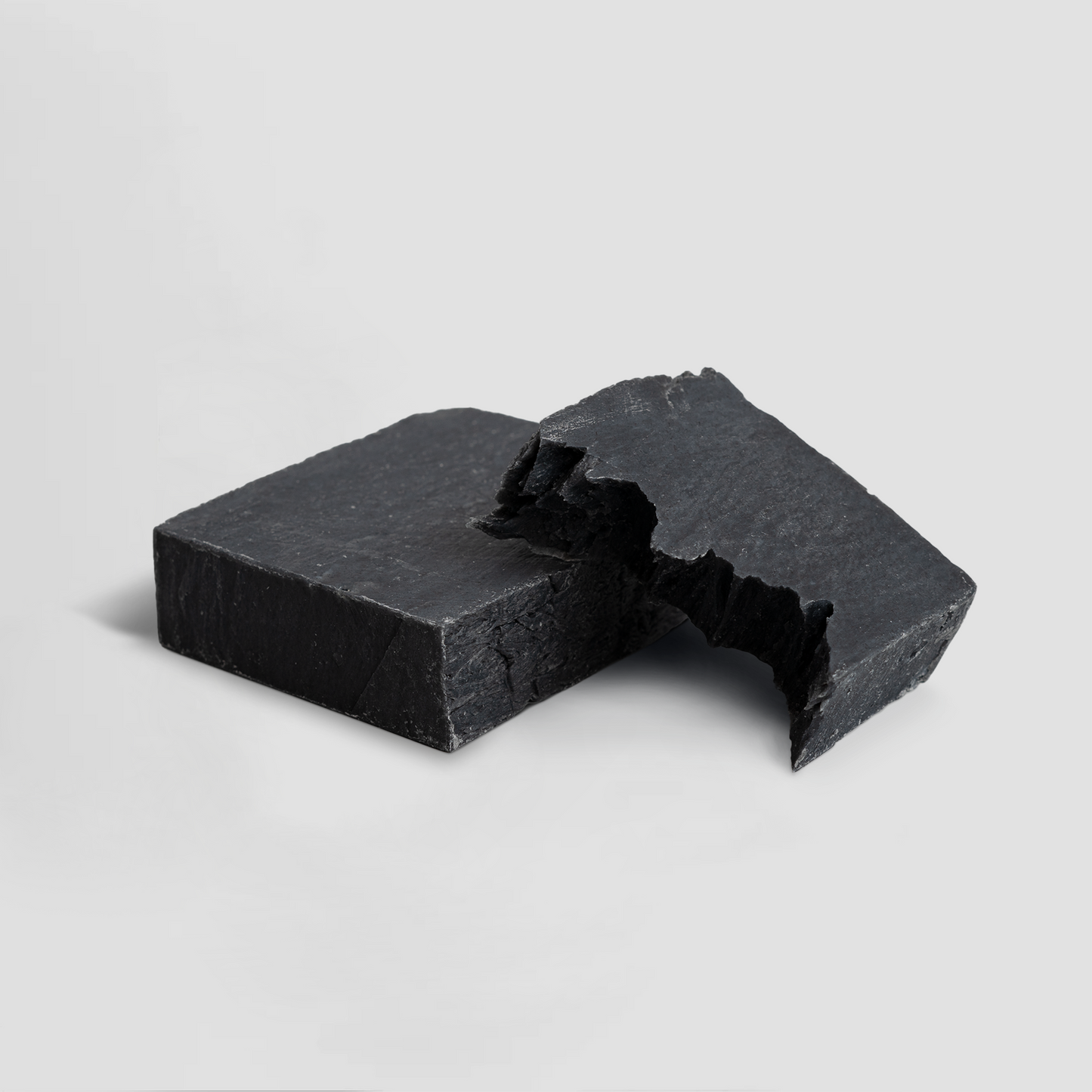 Natural peppermint and tea tree charcoal soaps for post-workout body care.