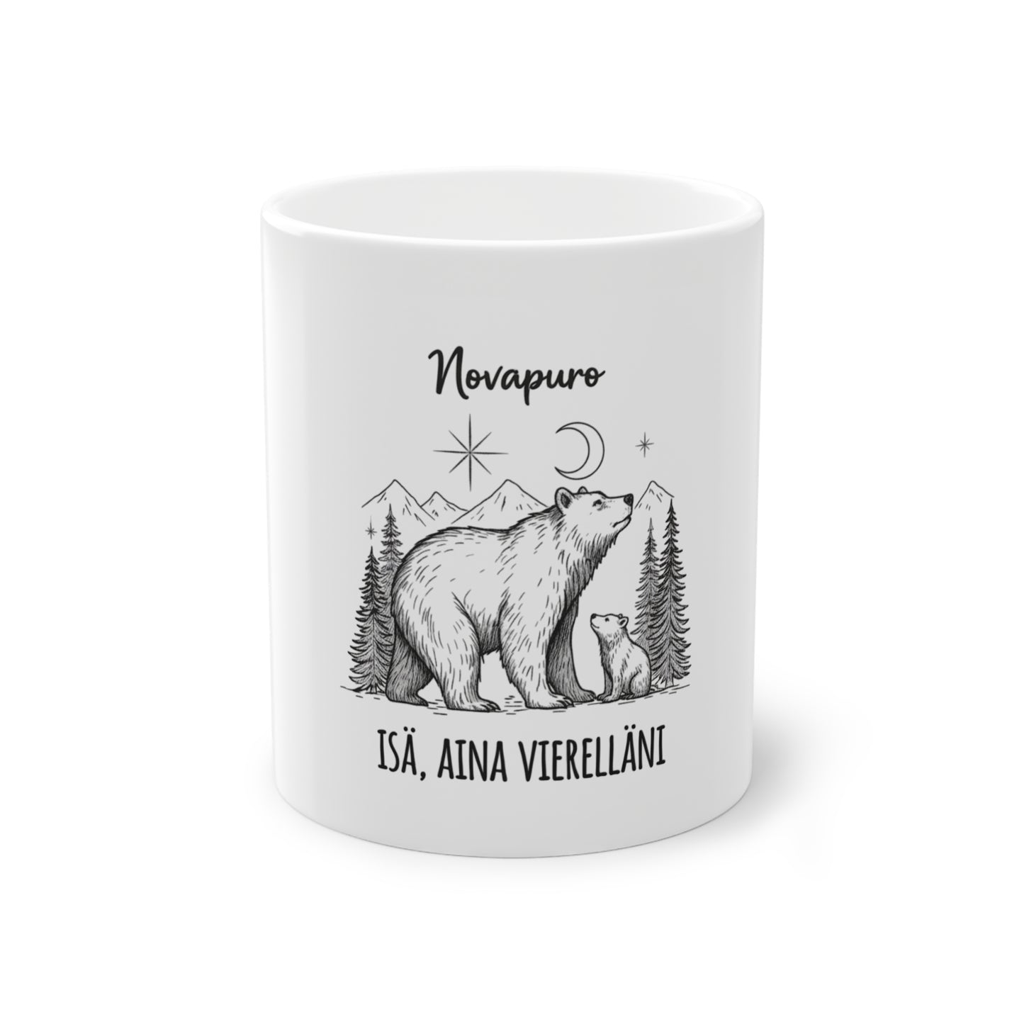 Novapuro "Isä, Aina Vierelläni" Premium-muki
