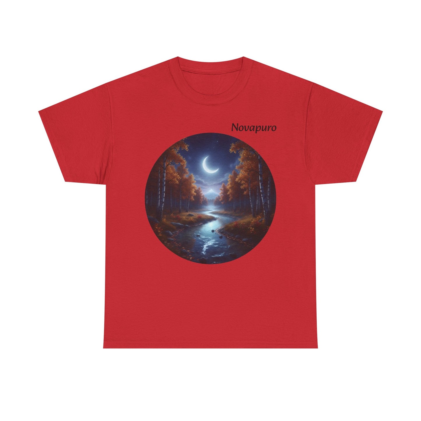 Novapuro "Novapuron Yö" - Luomupuuvillainen Unisex T-paita