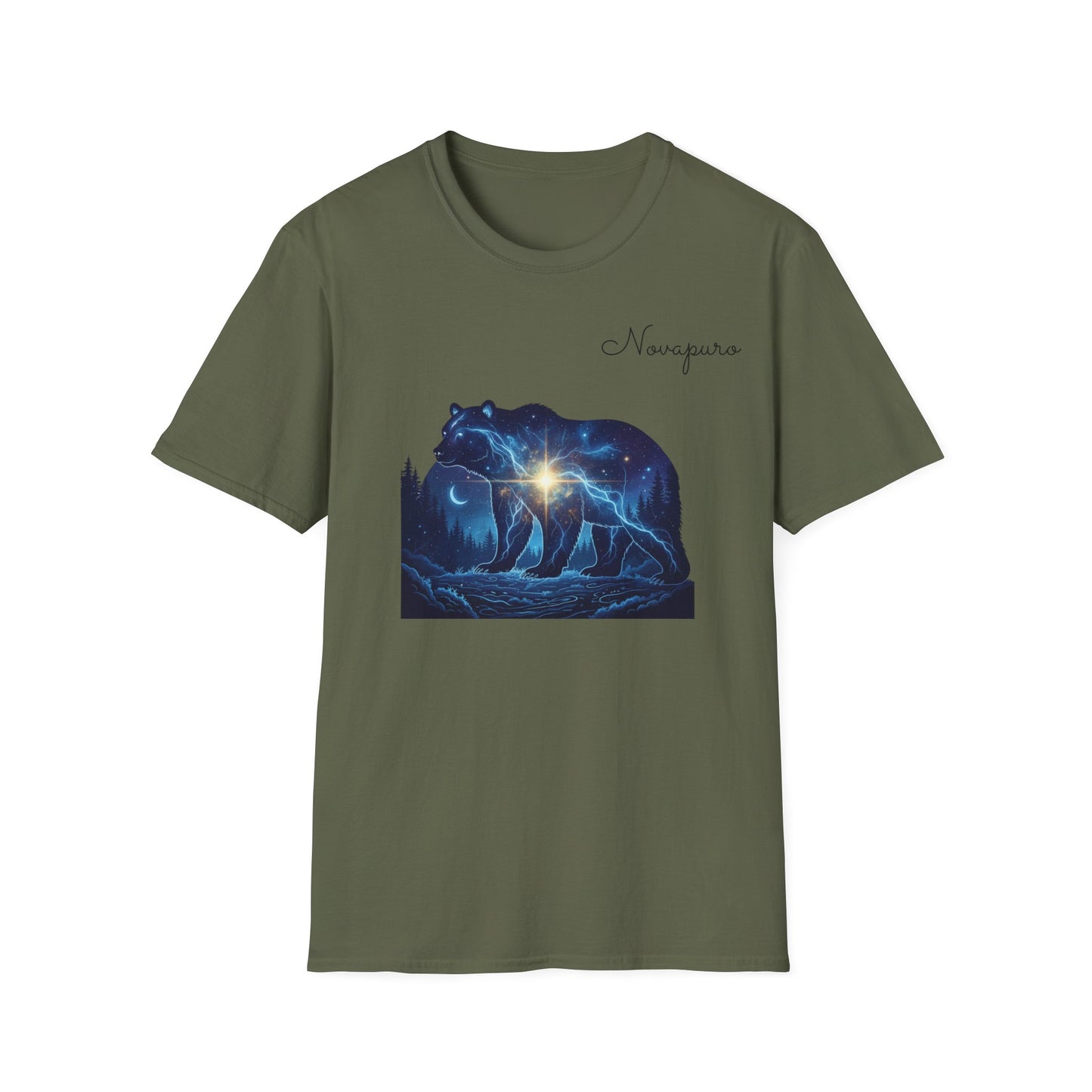 Galaxy Bear Unisex T-Paita – Novapuro