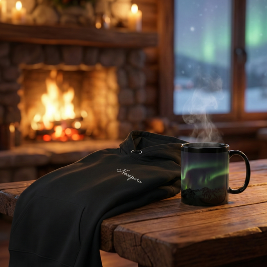 Revontuliyö-lahjasetti (Huppari + Sukat)