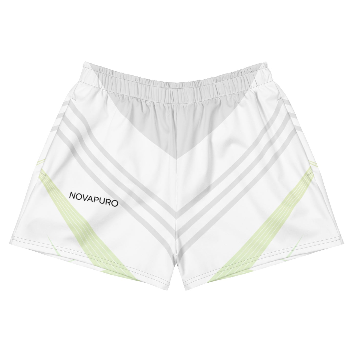 Close up of Nordic Frost premium women's running and swim shorts with UPF50 protection