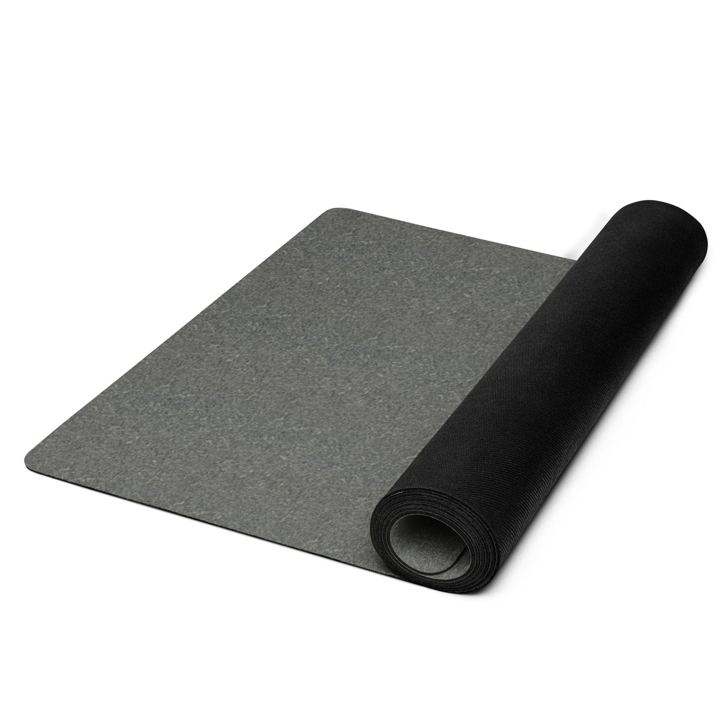 Novapuro Nordic Granite Premium Yoga Mat. Non-slip exercise mat with grey stone pattern. Perfect for home workouts, yoga, and pilates.